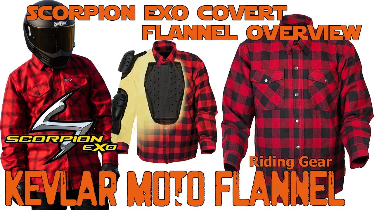Motorcycle Gear Review - Scorpion EXO Covert Flannel