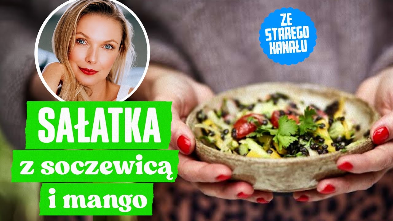 Sałatka z soczewicą i mango