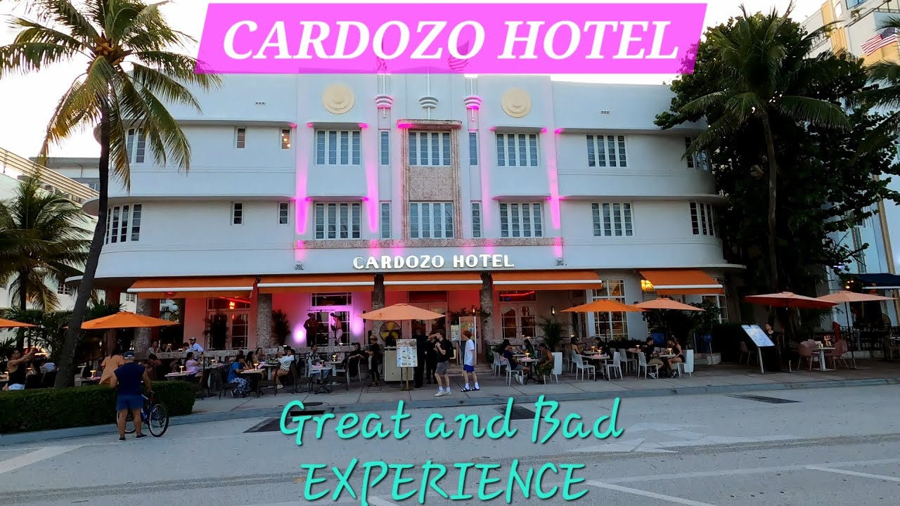 Great experience @CARDOZO HOTEL 13th Street Ocean Dr Miami beach Florida