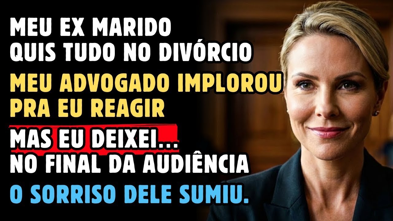 Meu ex marido ficou com tudo no divórcio… mas não fazia ideia do que estava levando