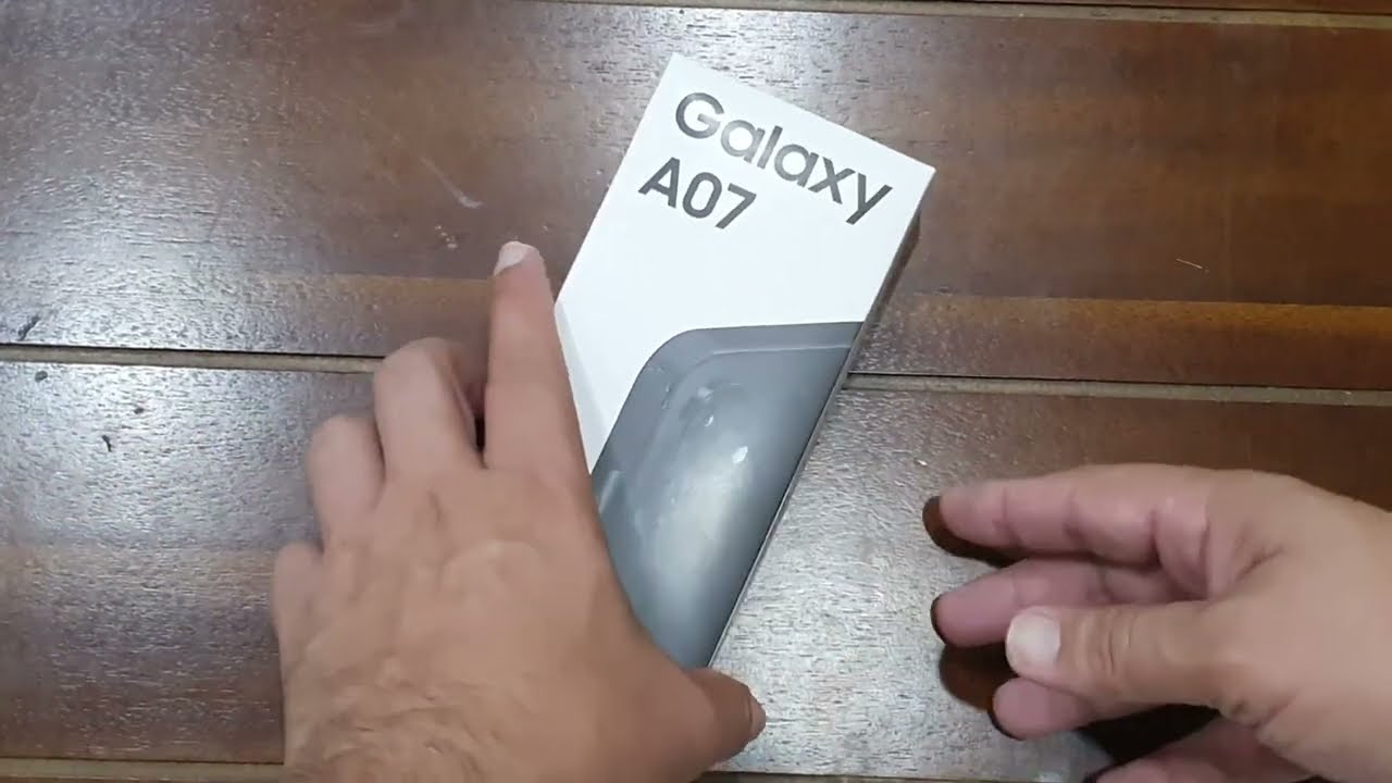 UNBOXING: teléfono Samsung Galaxy A07