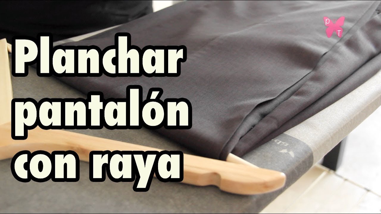 Cómo planchar un pantalón de vestir con raya