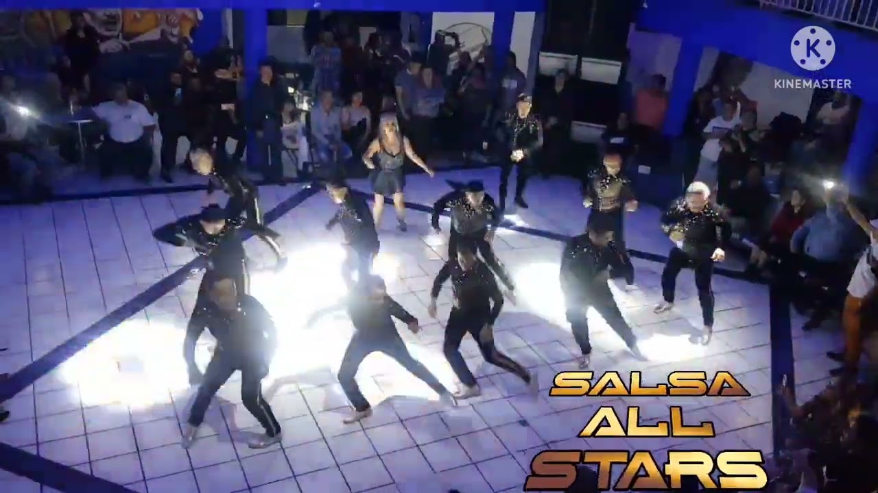 salsa all Star rutina de Celso cisneros club proyecto Star presente. salón Titanic .