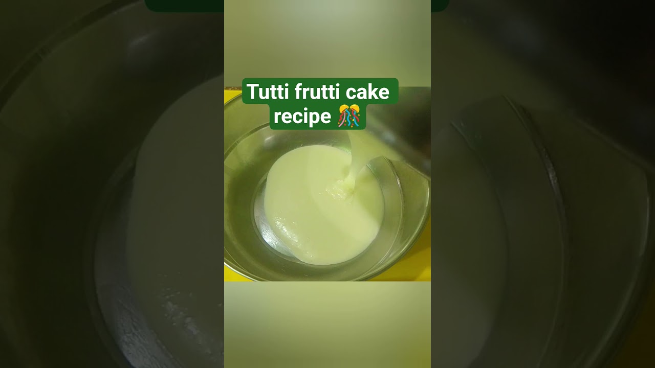 tutti frutti cake 🎂🎂 scratch se banaya cake 