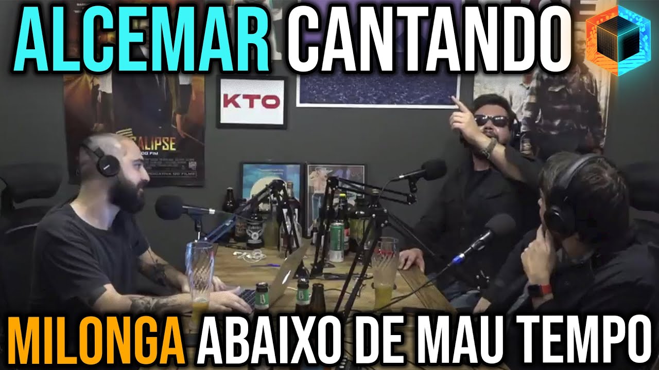 Alcemar cantando Milonga abaixo de mau tempo | Cortes do Caixa Preta