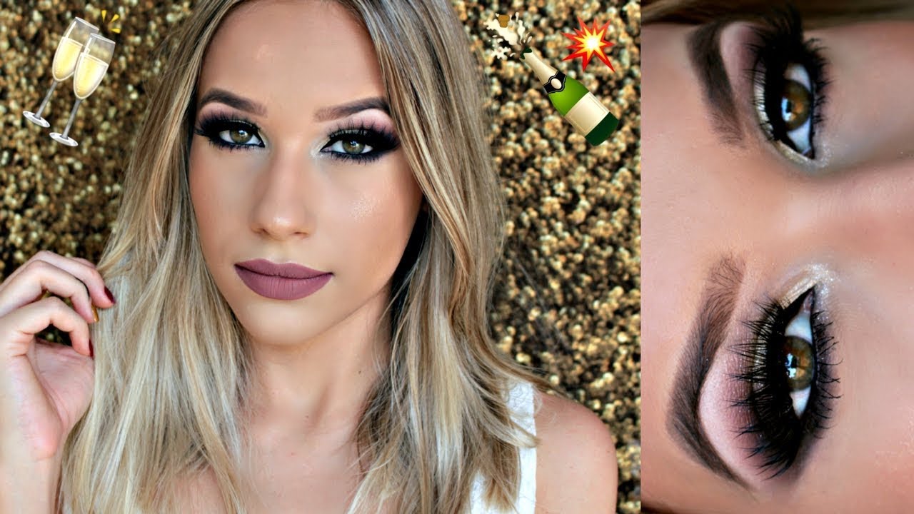 MAQUIAGEM PARA O ANO NOVO COM BARATINHOS