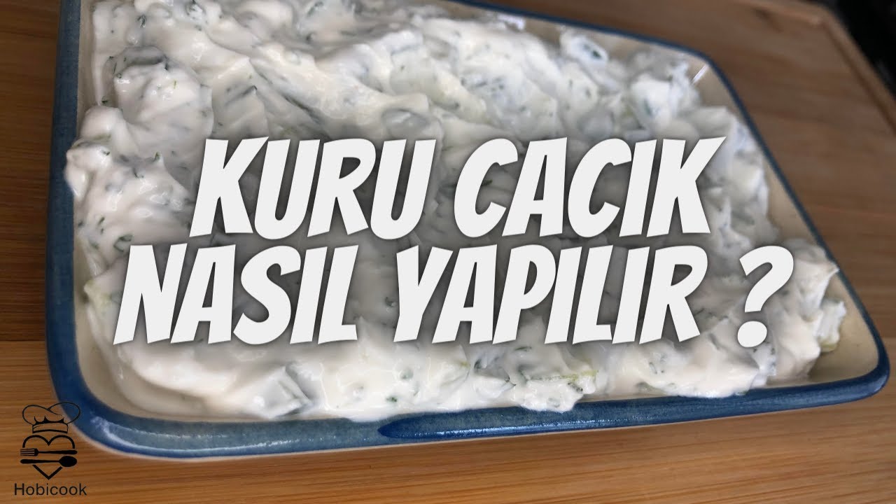 Kuru Cacık  #mezetarifi #kurucacık #hobicook #healthymezze