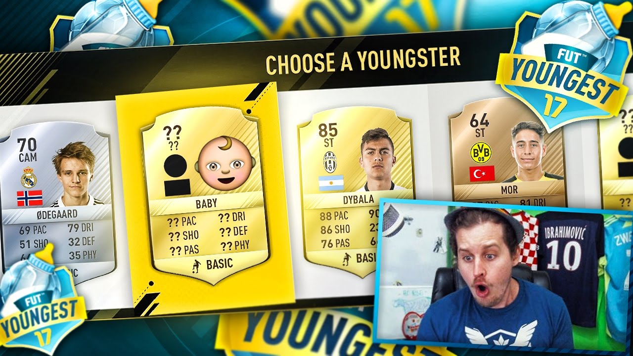 MY BEST REWARDS OF 2016! THE YOUNGEST EVER FUT DRAFT CHALLENGE! FIFA 17 ULTIMATE TEAM