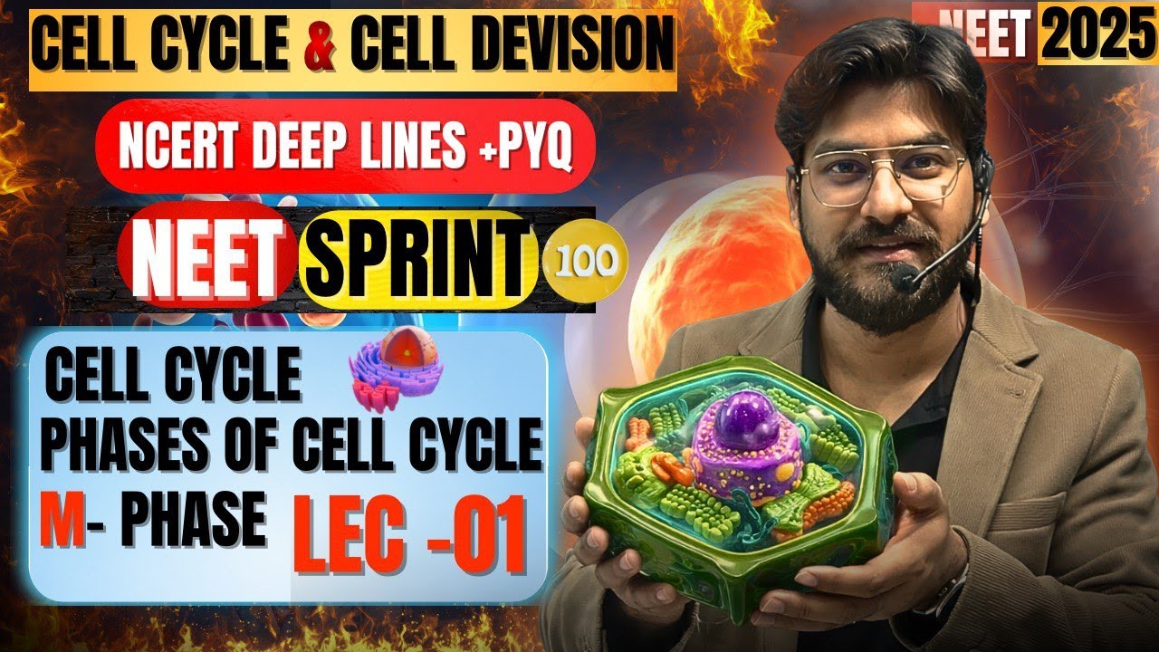 Cell cycle and cel division|Lec-1|by Anmol sir|NEET|Ncert deep lines|From basics