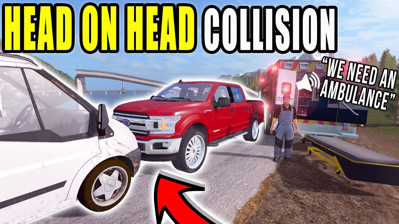 FIRST RESPONDERS: SINGLE LANE BRIDGE ACCIDENT | FARMING SIMULATOR 2017