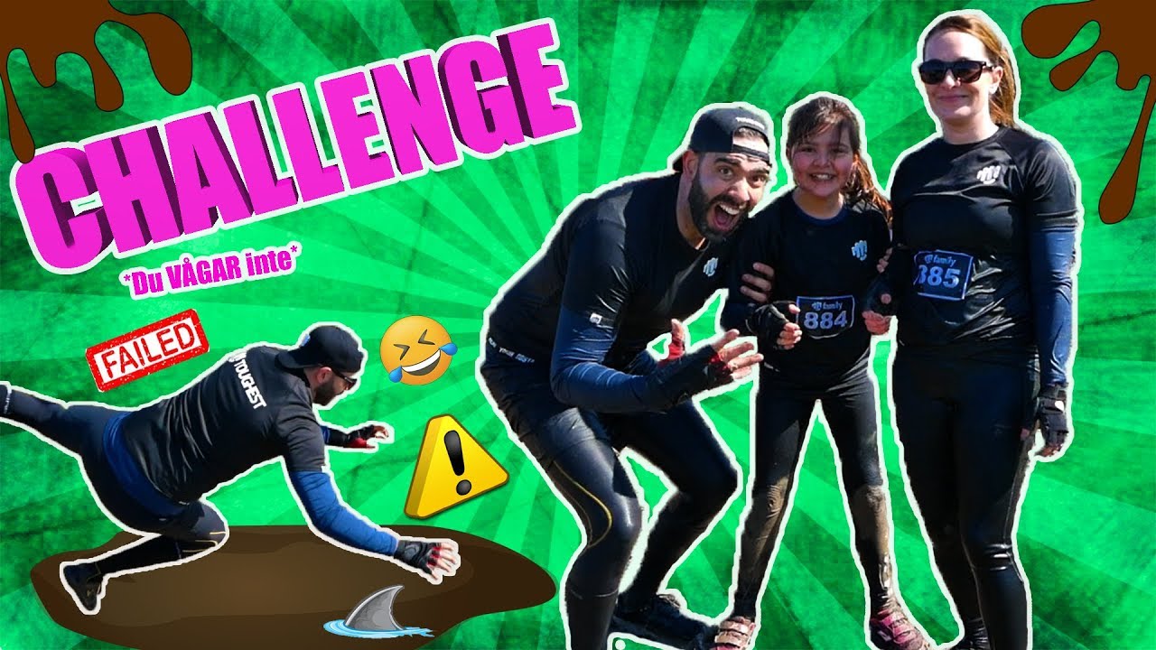 *DU VÅGAR INTE* CHALLENGE med FAMILJEN. MISSLYCKAS TOTALT  - TOUGHEST Malmö 2019