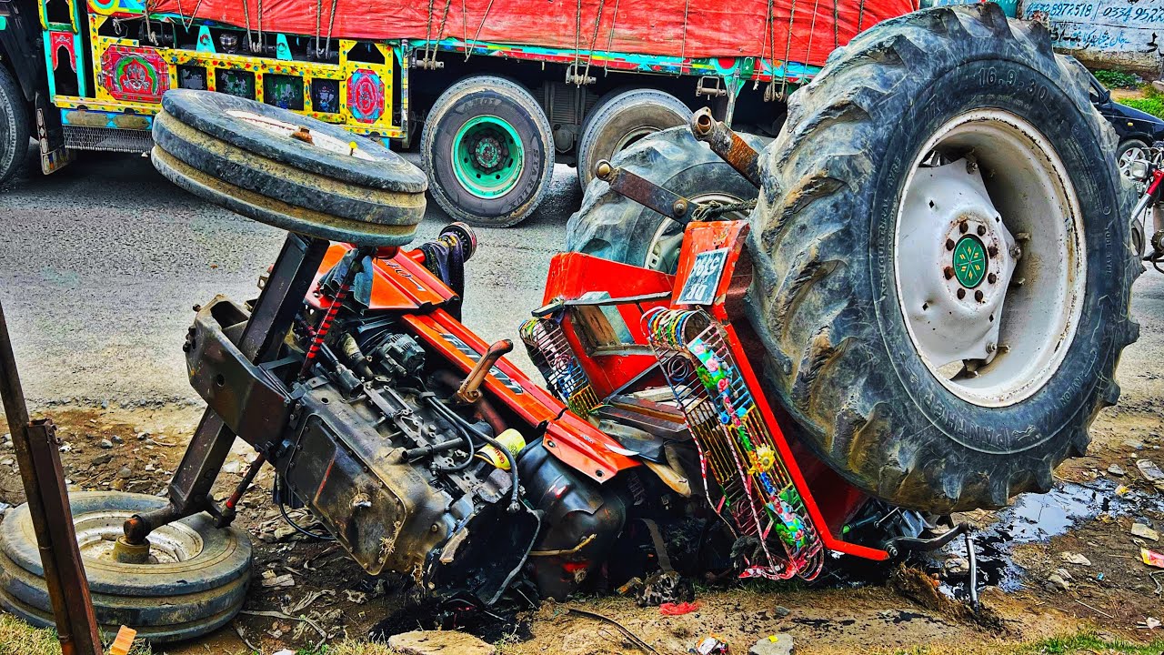 Fiat 480 Tractor totally destroyed by accident restoration Tractor | complete repair tractor