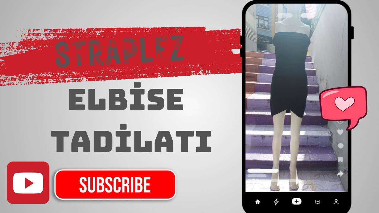 Straplez Elbise Tadilatı