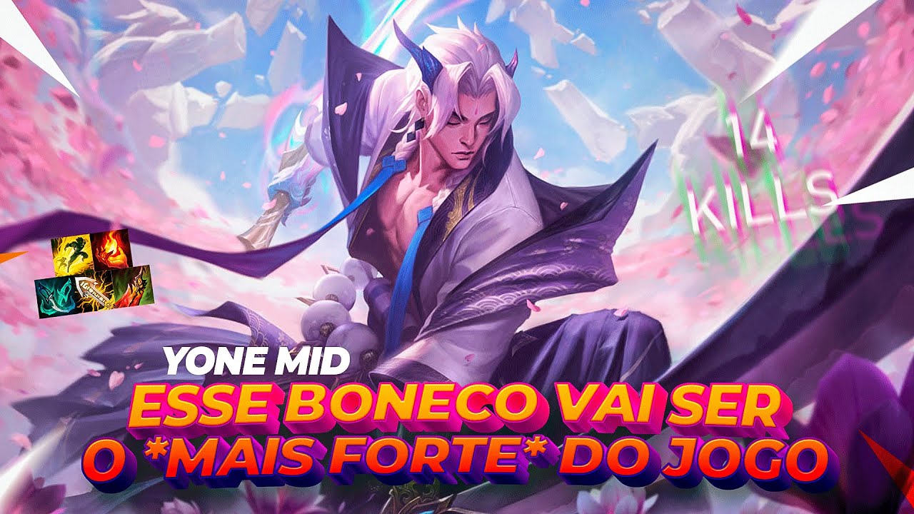 ESSE BONECO VAI SER O MAIS FORTE DO JOGO - YONE MID GAMEPLAY 17 KILLS *PBE NOVO CAMPEÃO*
