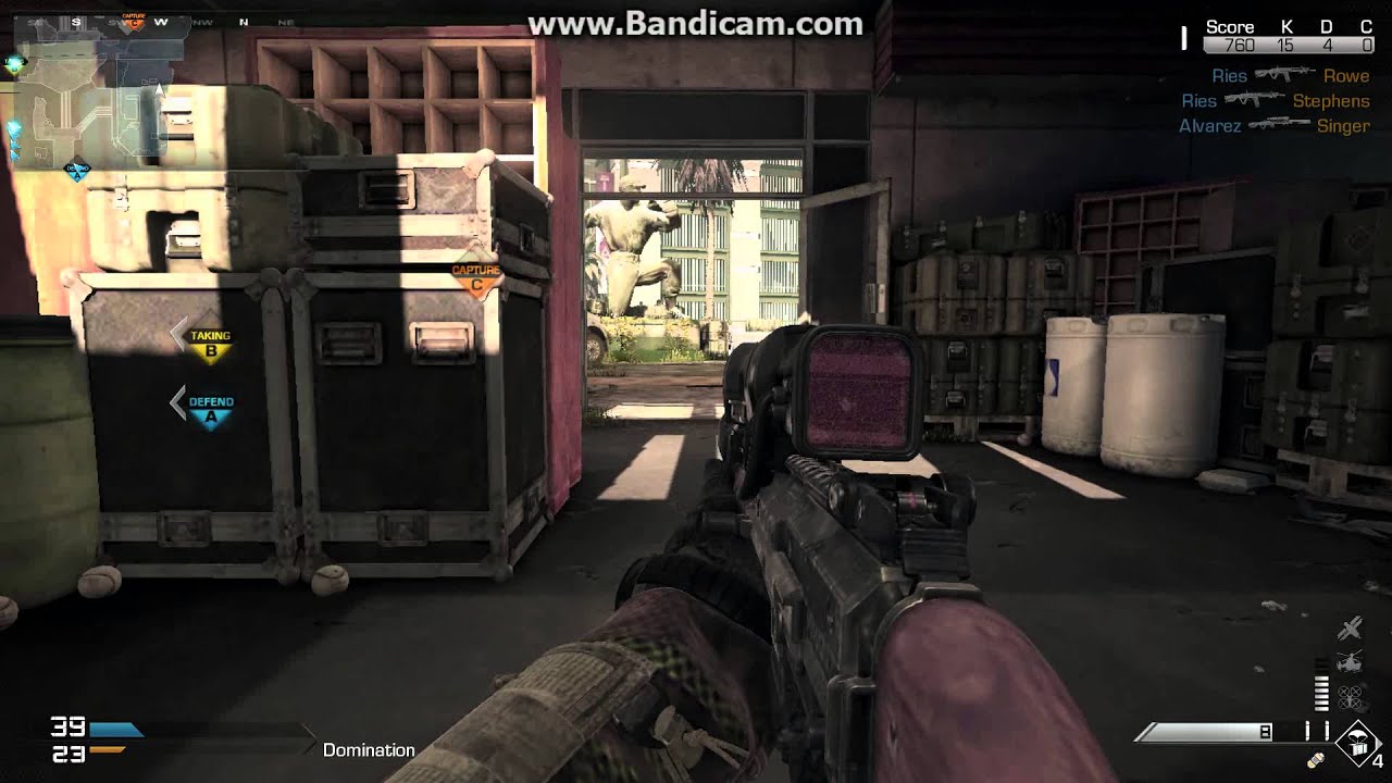 Call of Duty Ghosts PC Maverick and Maverick A2 sniper rifle on Strikezone
