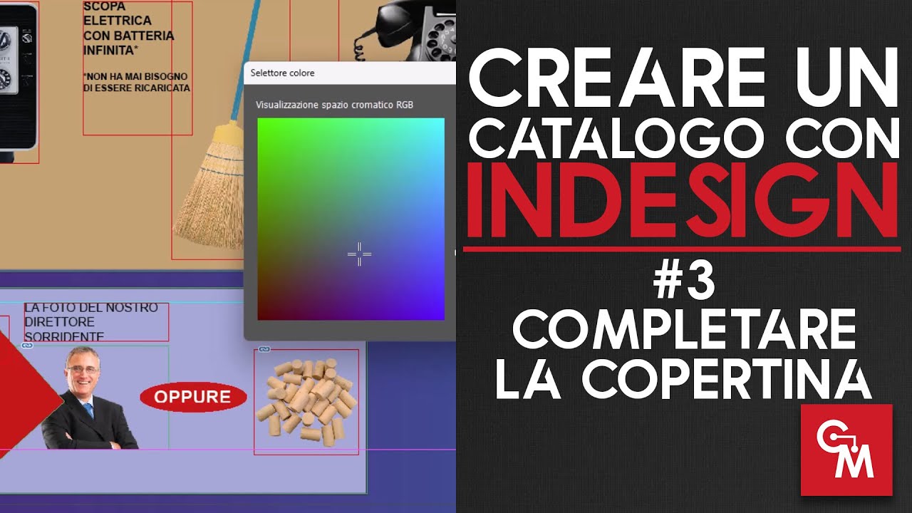 Creare un catalogo con InDesign - #3 - Completare la Copertina