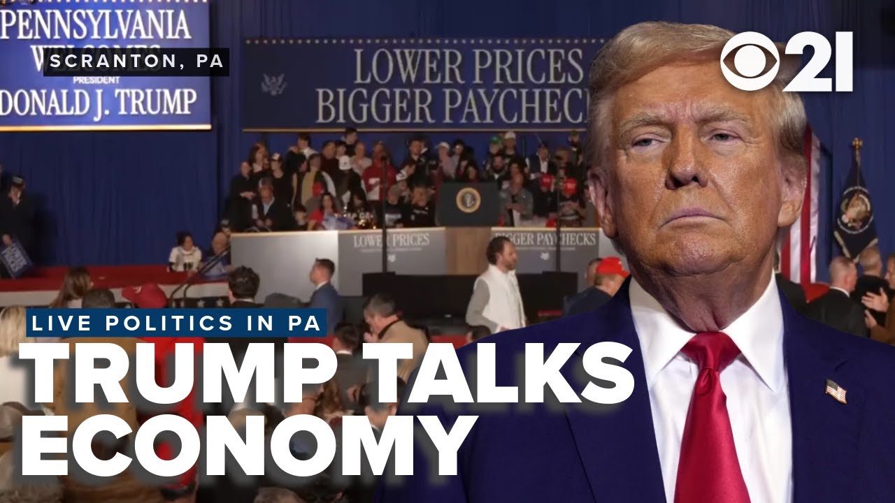 Trump talks economy in Pennsylvania rally