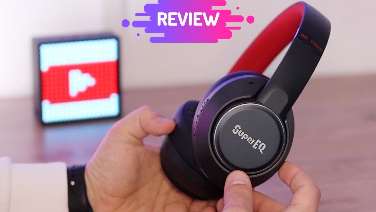 Budget Wireless Active Noise Cancellation Headphones I Super EQ S1 Review