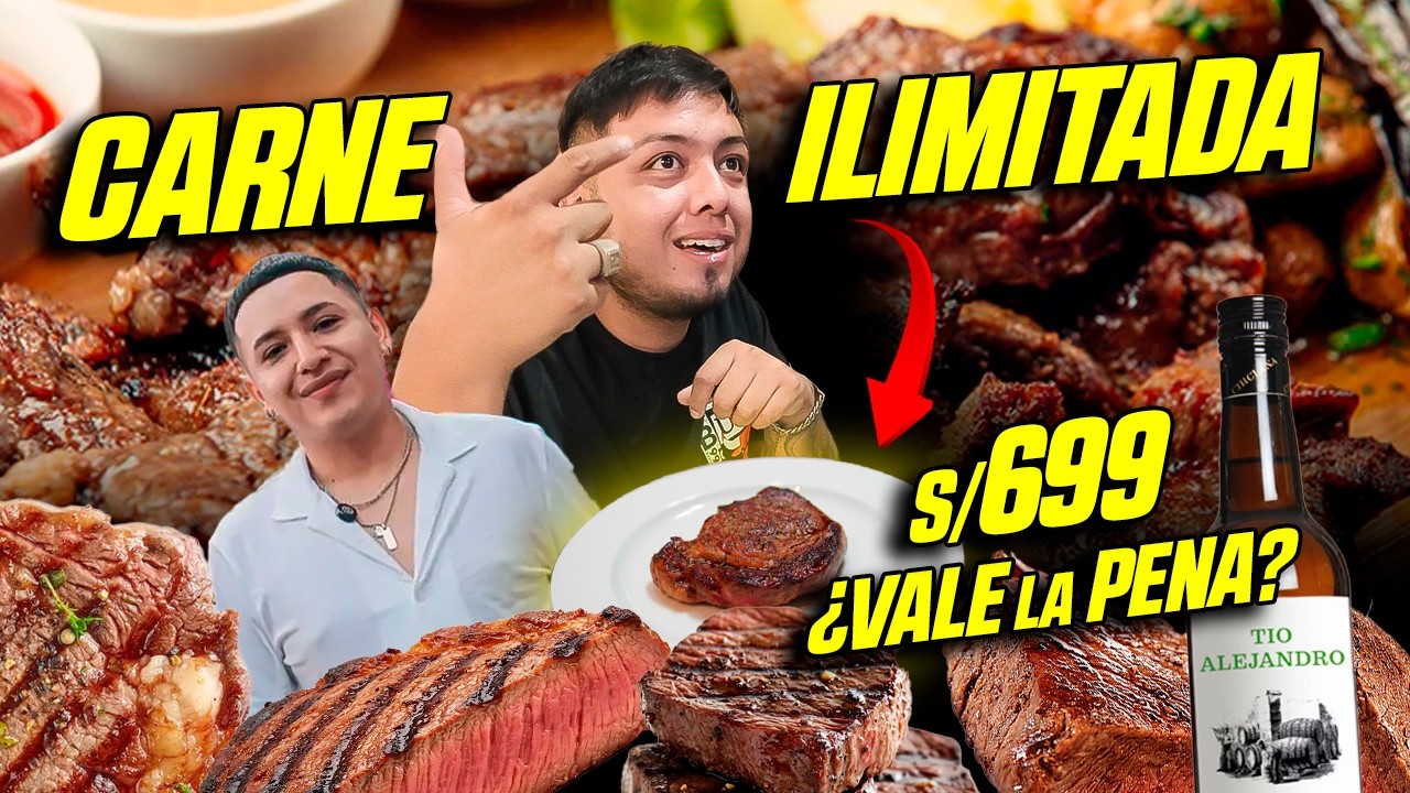 ¡Pagué 530 SOLES por un BUFFET ILIMITADO de CARNES en RODIZIO! ¿Vale la pena o es una ESTAFA?