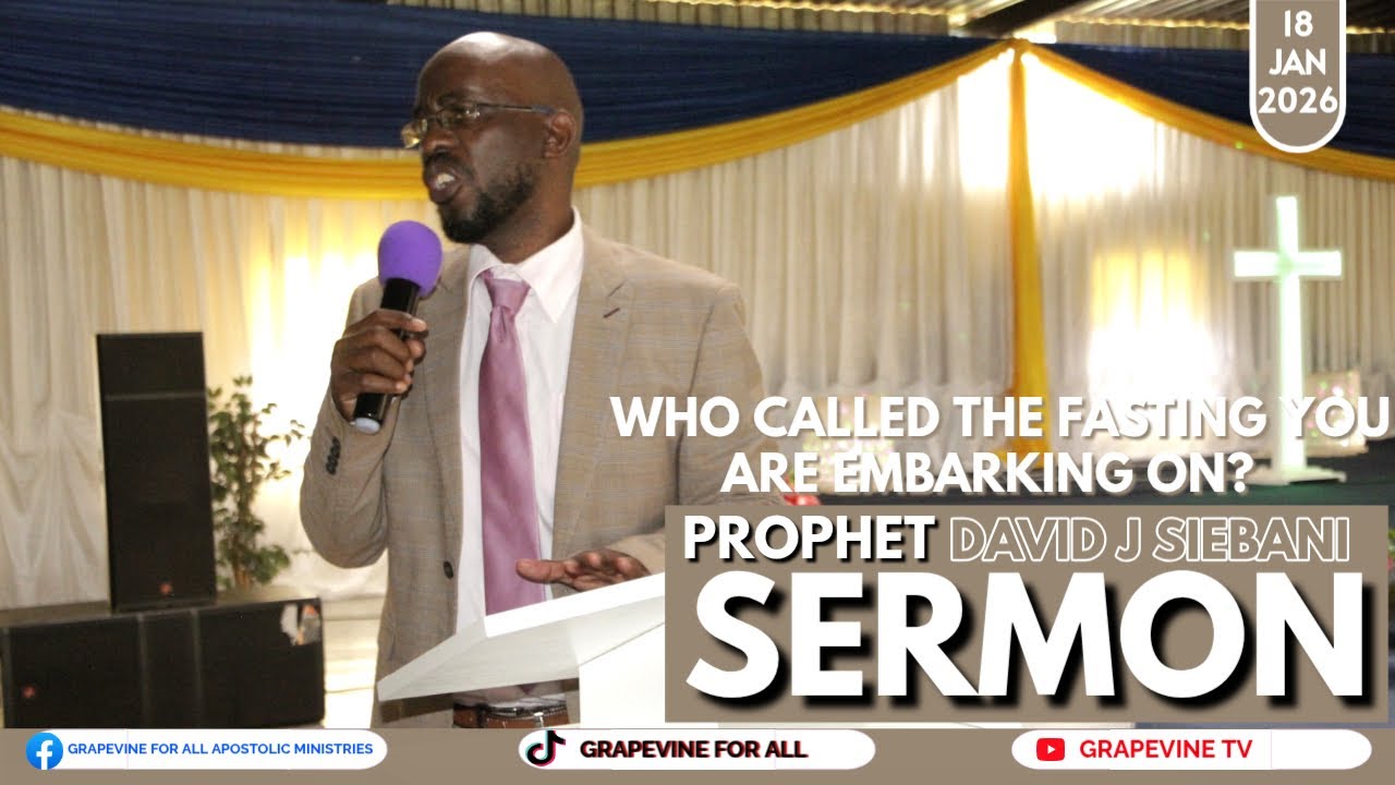 WHO CALLED THE FASTING YOU ARE EMBARKING ON Sermon By Prophet David J Siebani