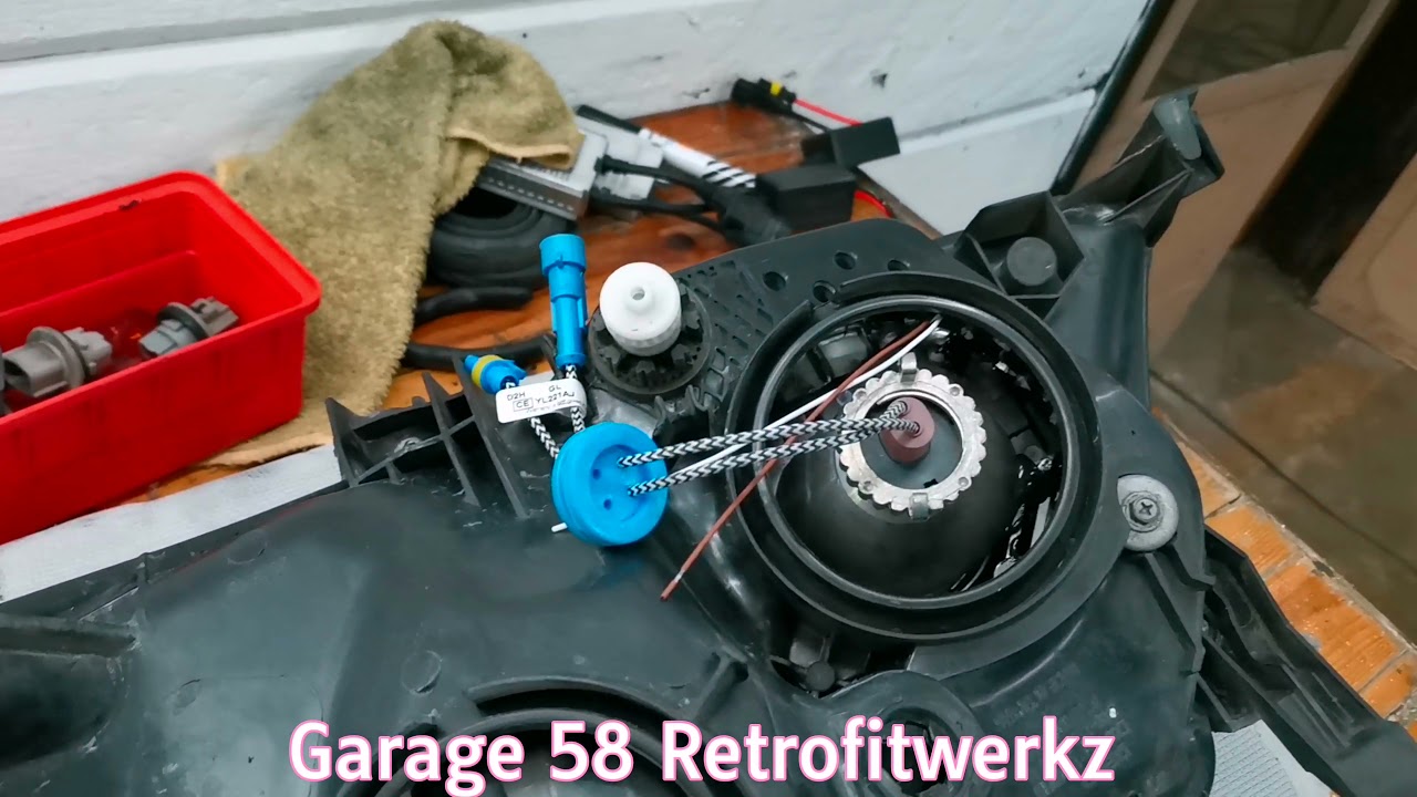 Toyota Fortuner 2011 opening headlight, Q5 projector retrofit and reseal