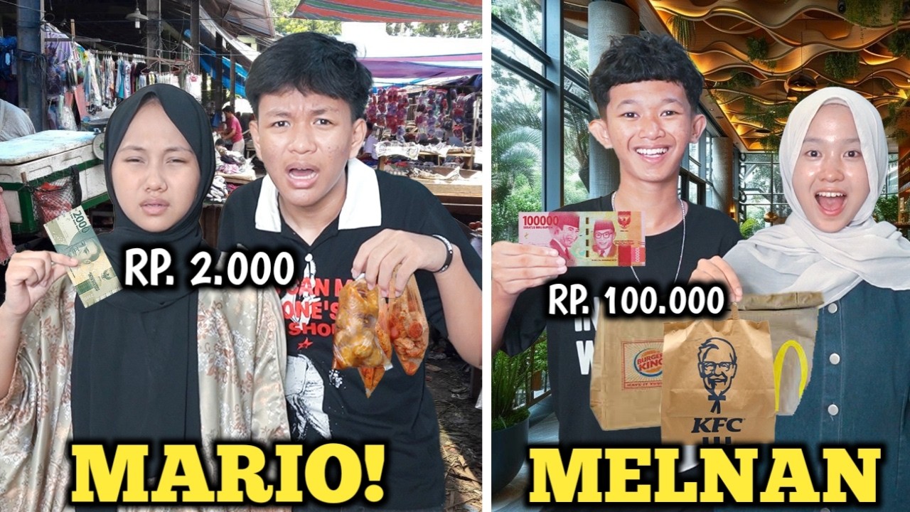 PACARAN RP. 2.000 VS PACARAN RP. 100.000 GAMERS BUCIN
