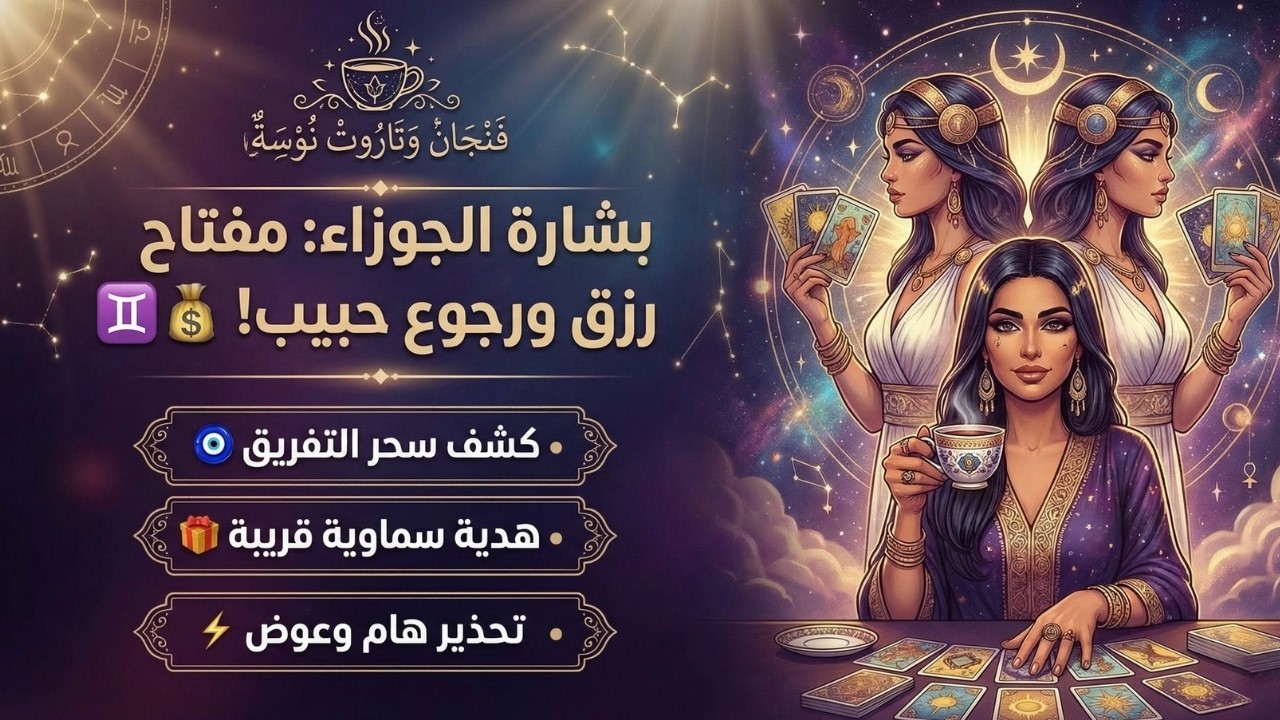 بشارة الجوزاء 💰 رزق واسع في الطريق 🔑 مفتاح بيت جديد 🔮 رجوع حبيب ندمان 🧿 كشف سحر وحسد قريب بنصر 💎