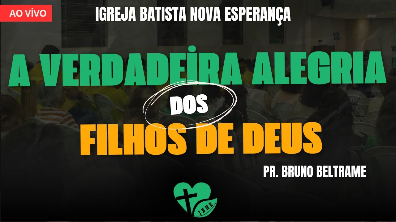 A Verdadeira Alegria Dos Filhos De Deus | Culto de Adoração e Louvor | 26/10/2025