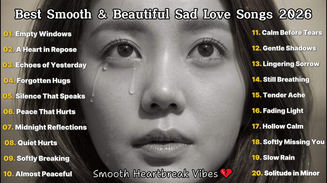 Smooth & Beautiful Sad Love Songs 2026 | Heartfelt Romance Playlist | Listening When you Are Sad