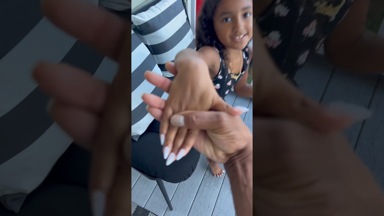 My Daughter When She Gets Her Nails Done 😂