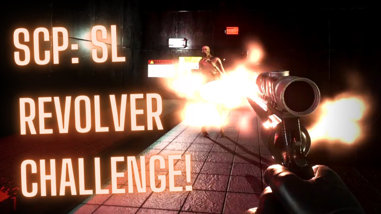 The Revolver ONLY Challenge In SCP: Secret Laboratory!!!