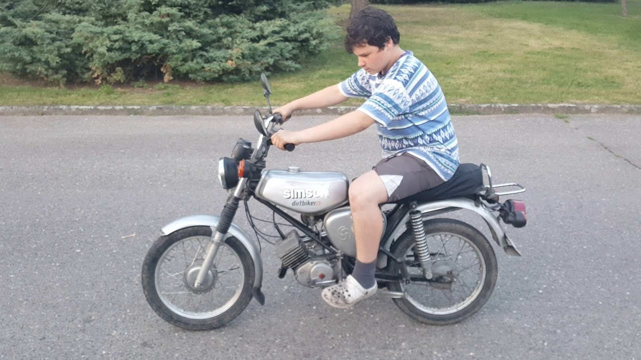 Simson s51/ukázka/jízda