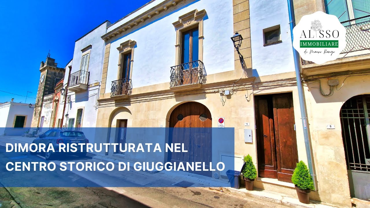 Affascinante dimora ristrutturata nel centro storico di Giuggianello