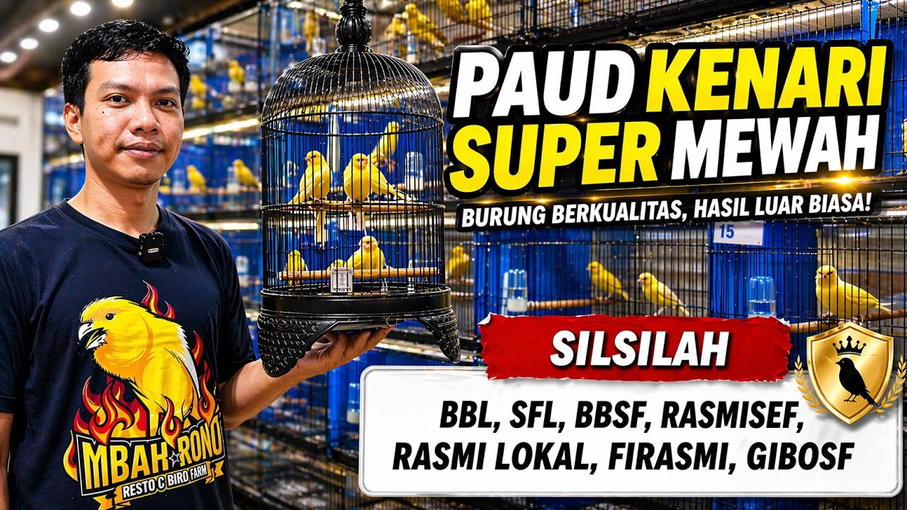 Review PAUD KENARI‼️Postur MEWAH-MEWAH silangan KENARI IMPORT...