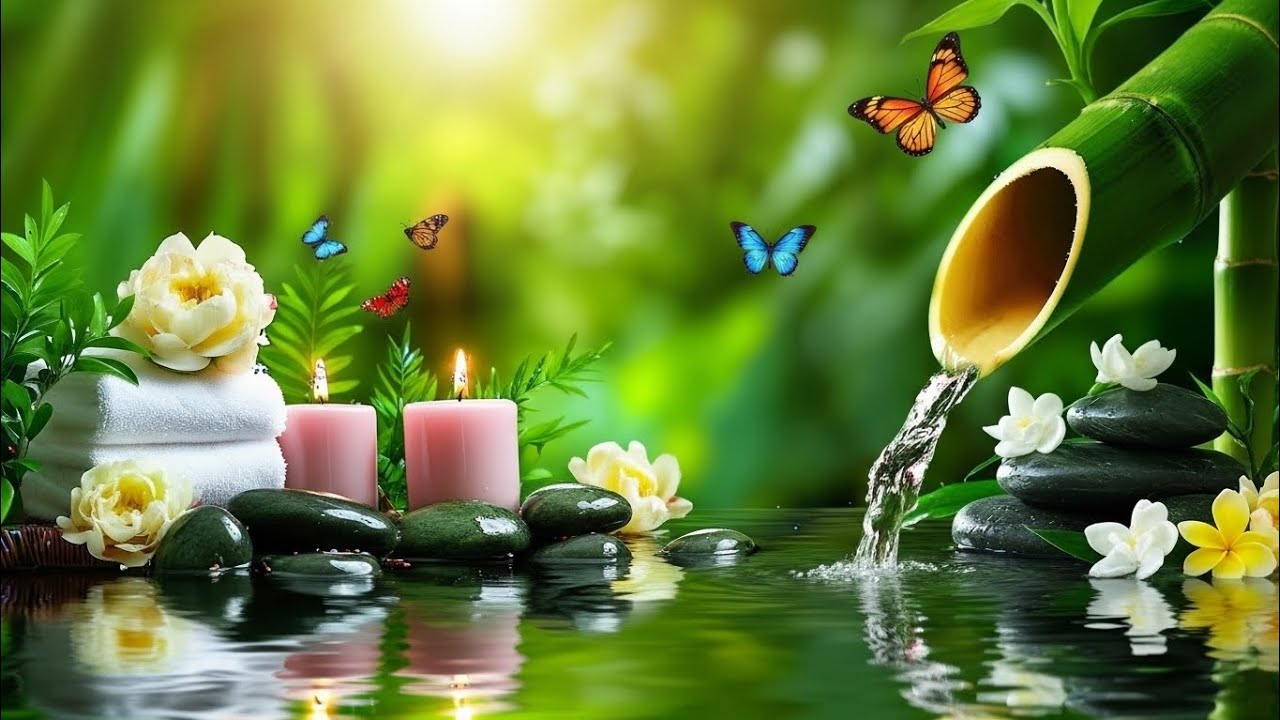 Relaxing Music & Water Sounds for Meditation 🌿 Relieve Stress, Anxiety & Depression, Remove Insomnia