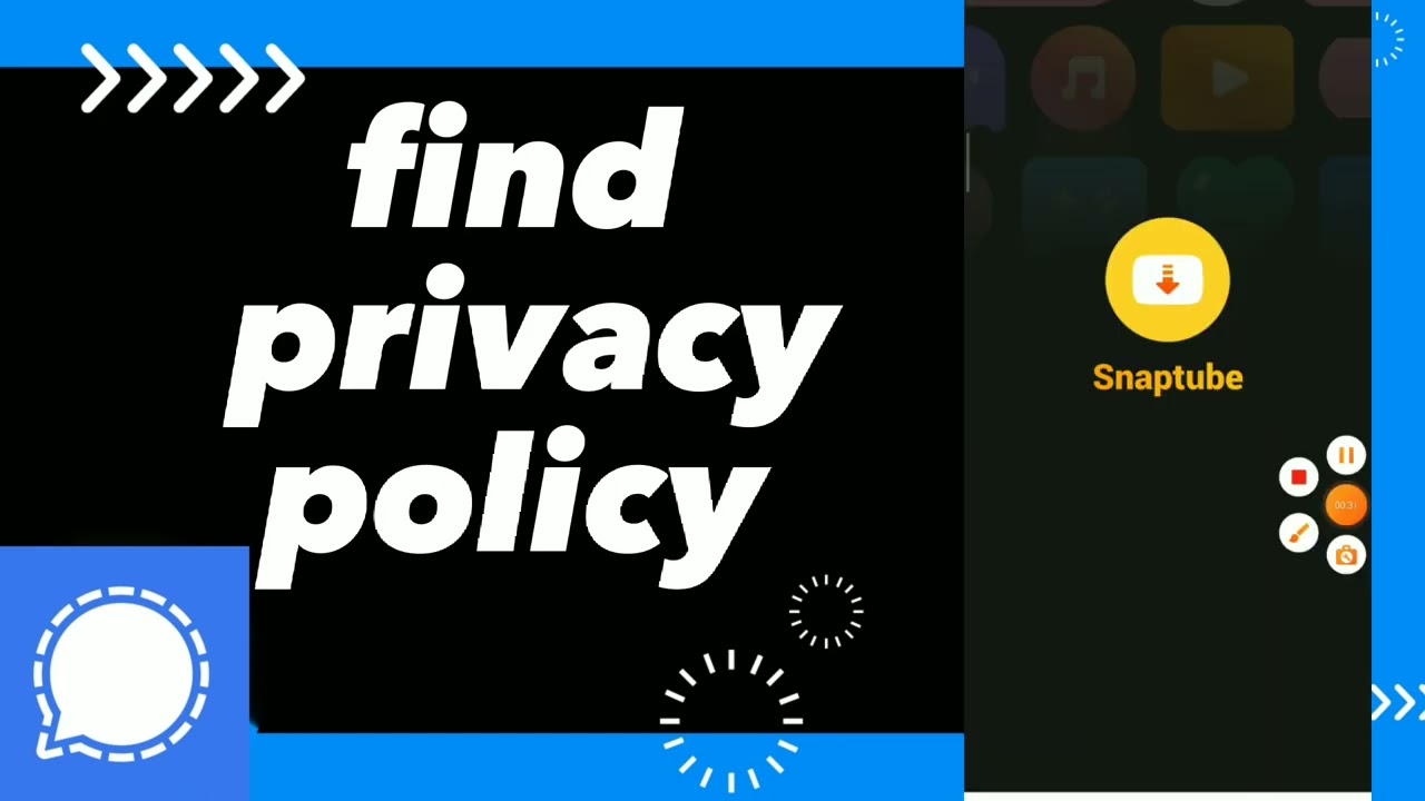 How To Find privacy policy On Signal App
