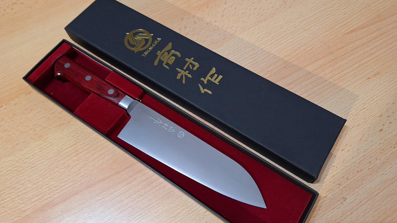 Takamura SG2 Migaki Santoku - Prezentare