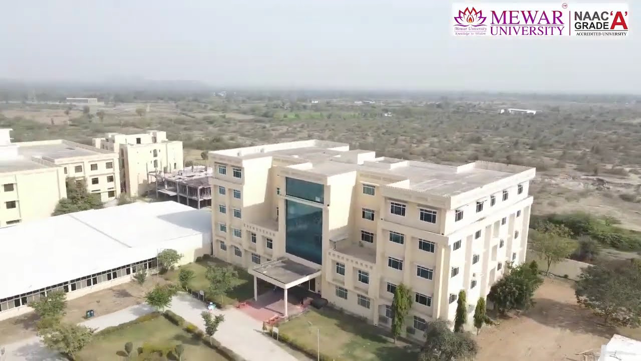 ✨ Discover a campus where learning meets lifestyle!  At Mewar University, Chittorgarh