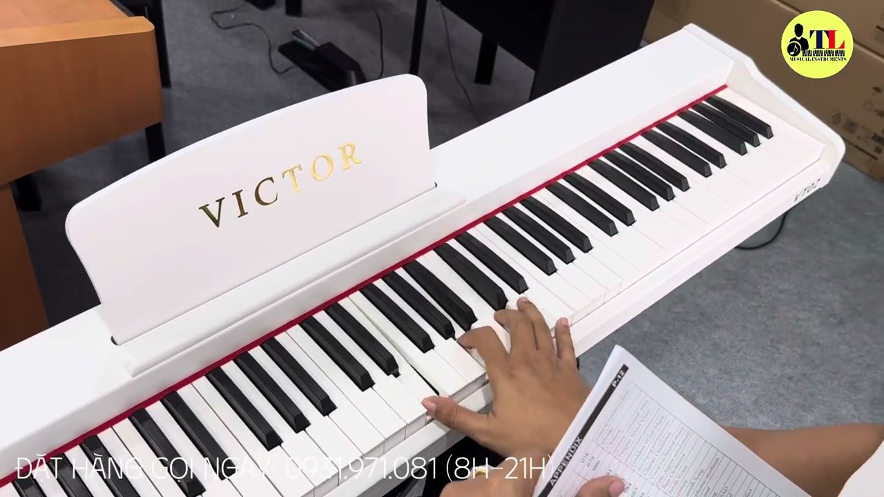 (Hết hàng) Đàn Piano Điện Victor VT02 giá 2.9tr - Giá Tốt Dành cho học tập, giải trí