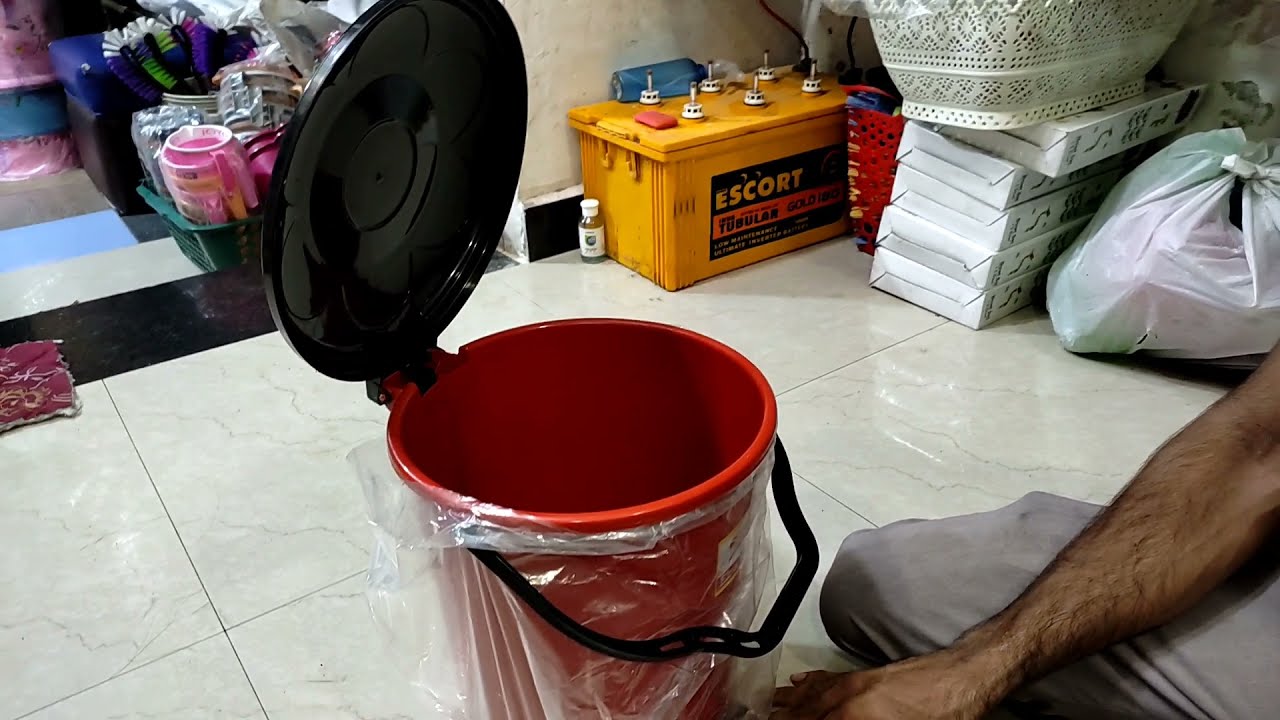 Pedal Dustbin Assemble with 4 steps
