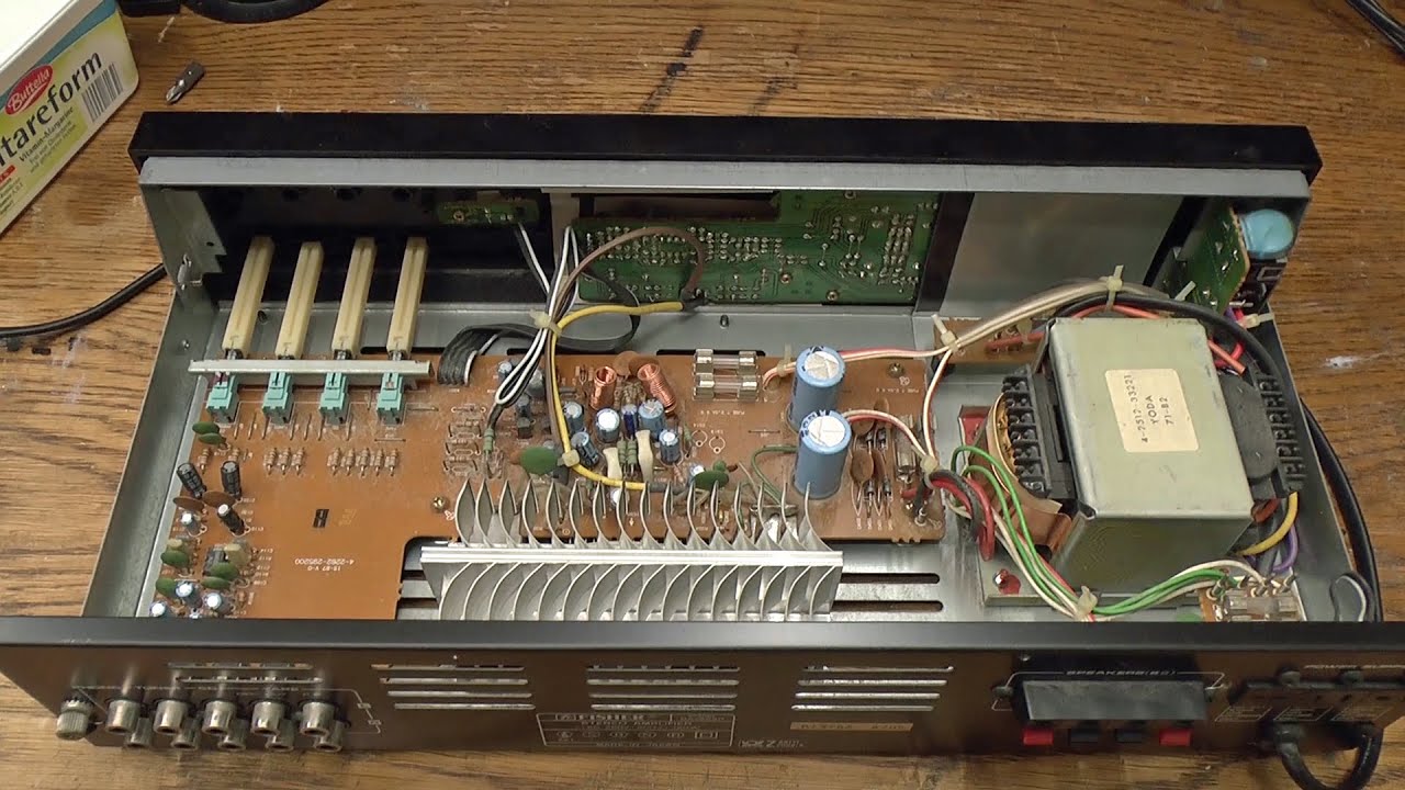 Fisher CA-223R amplifier overhaul