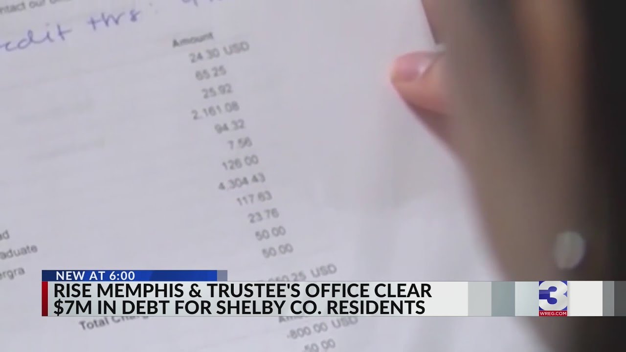 Trustee, nonprofit help residents pay off over $7M in debt