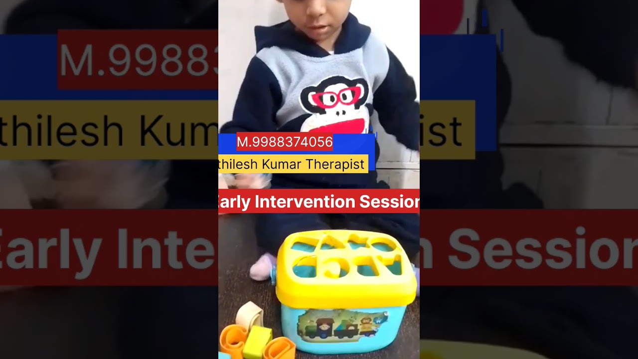 Early Intervention Session with Autism child 