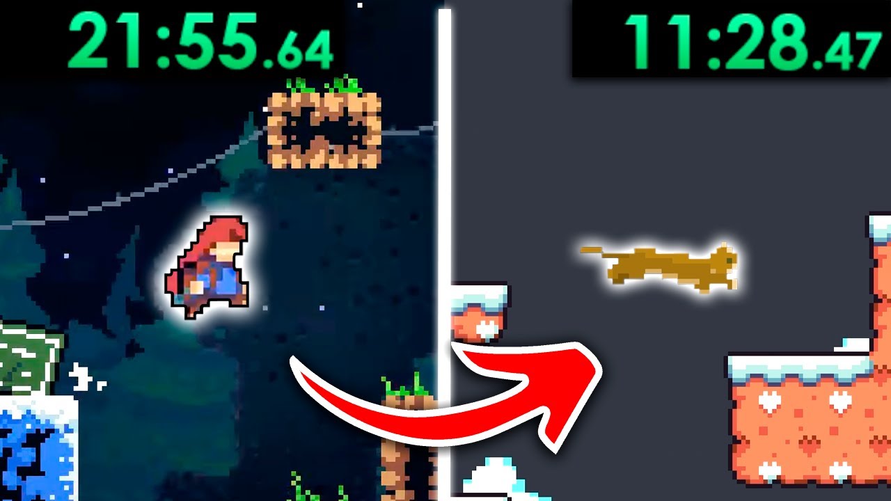 Fiz uma Speedrun do Celeste Brasileiro, mas sou um GATO!