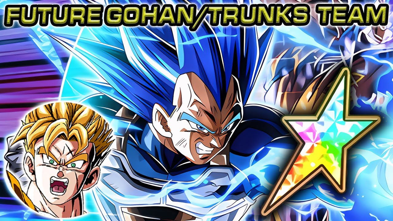 STR LR SSBE VEGETA ON LR SSJ FUTURE GOHAN/TRUNKS TEAM! Dragon Ball Z Dokkan Battle