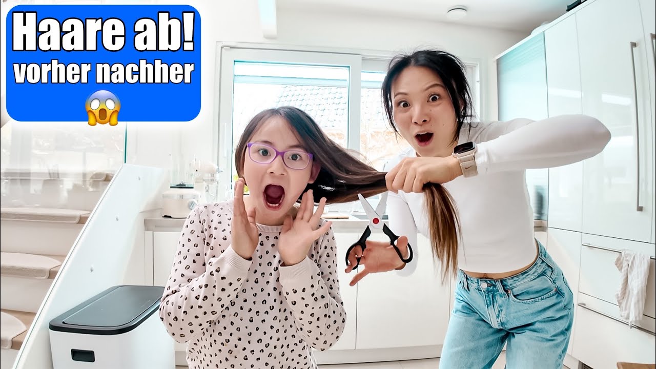 Elisas Haare abschneiden 😱 Vorher nachher! Abendessen kochen! Lecker chinesisch! Mamiseelen