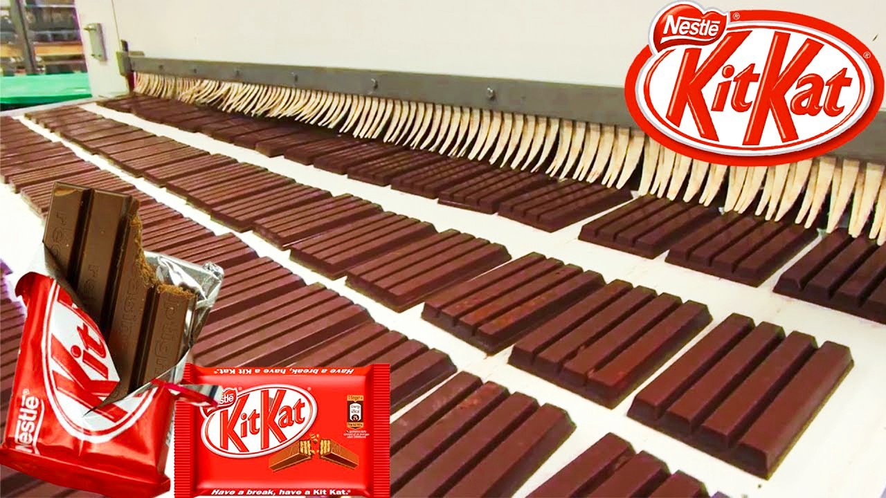 لن تصدق كيف يُصنع كيت كات داخل المصنع! أسرار لم تكشف من قبل 🍫