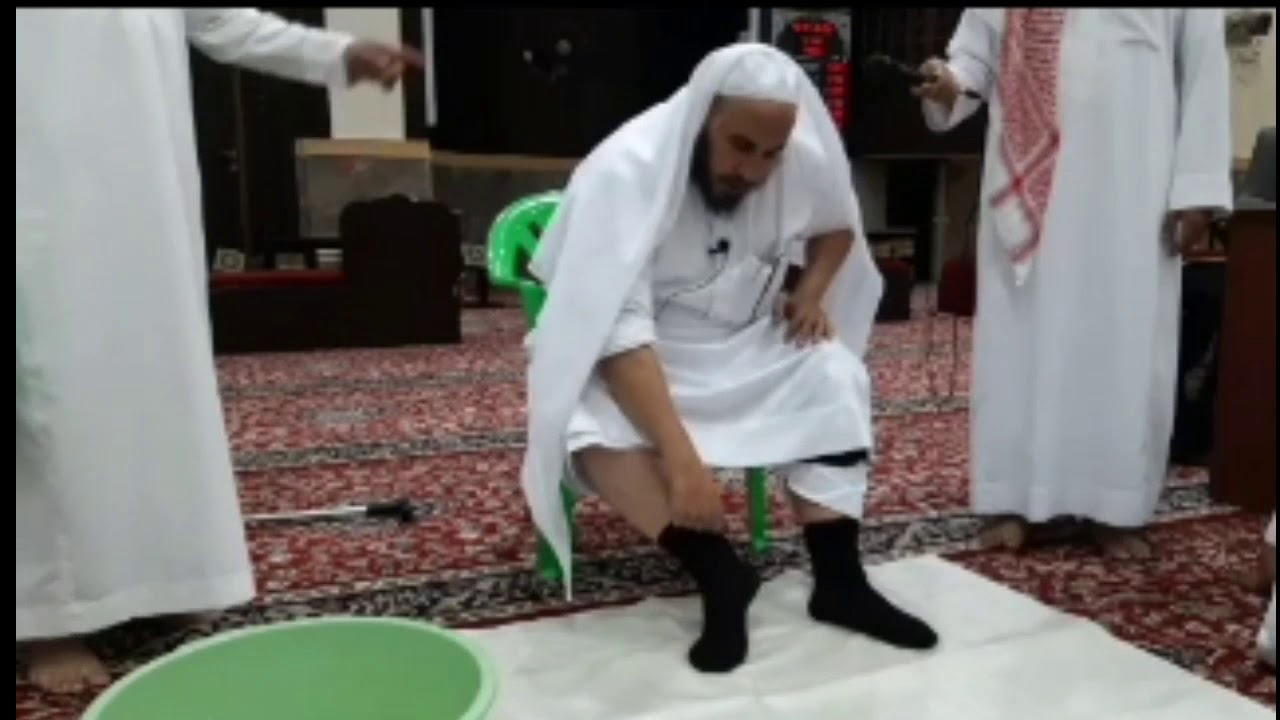 كيفية الوضوء تطبيقيا لفضيلة الشيخ محمد بن رمزان الهاجري حفظه الله
