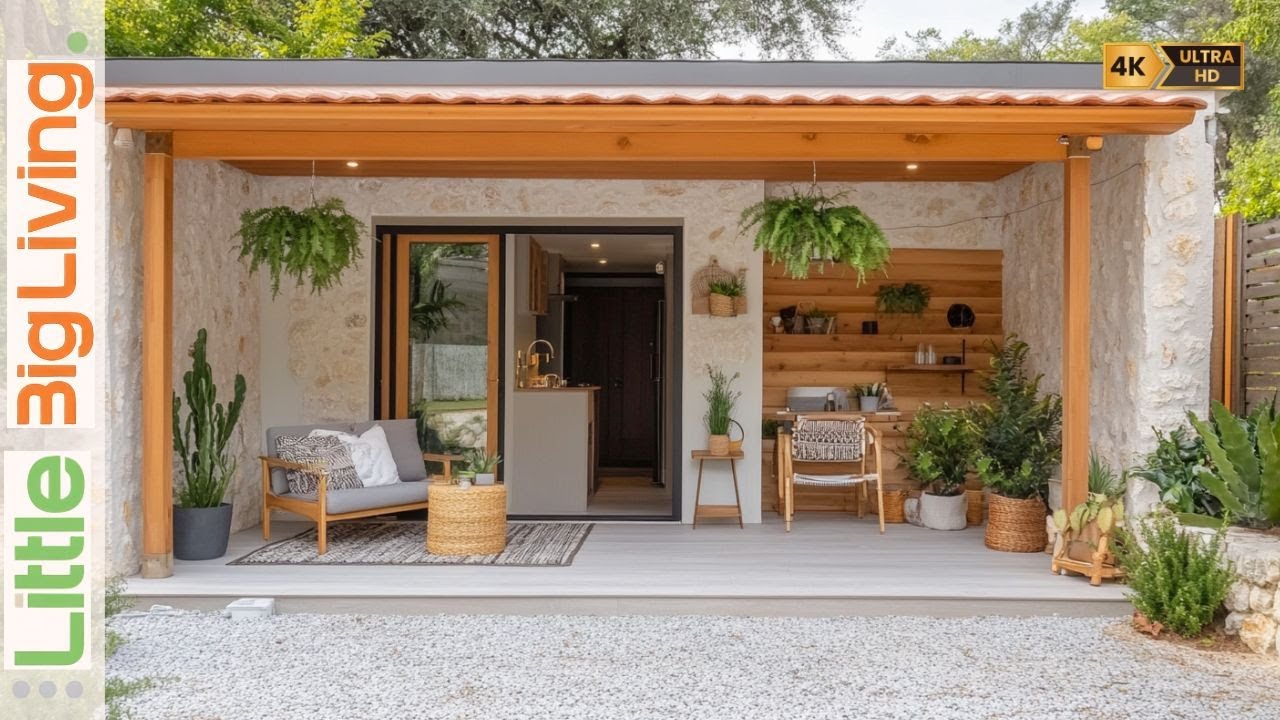 🛋️ Creative Rustic Mediterranean Tiny Home with a Nautical Twist! Explore Cozy Living