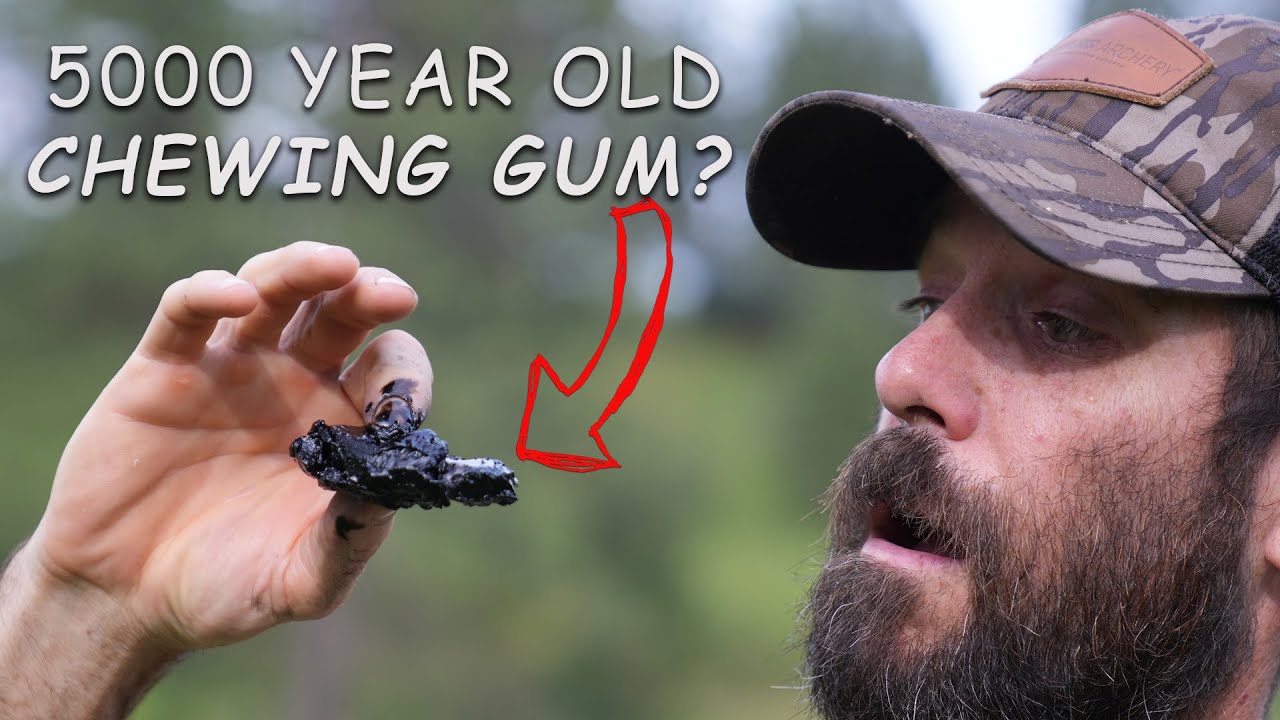 What does 5000 YEAR OLD Chewing Gum Taste Like? Let's find out!